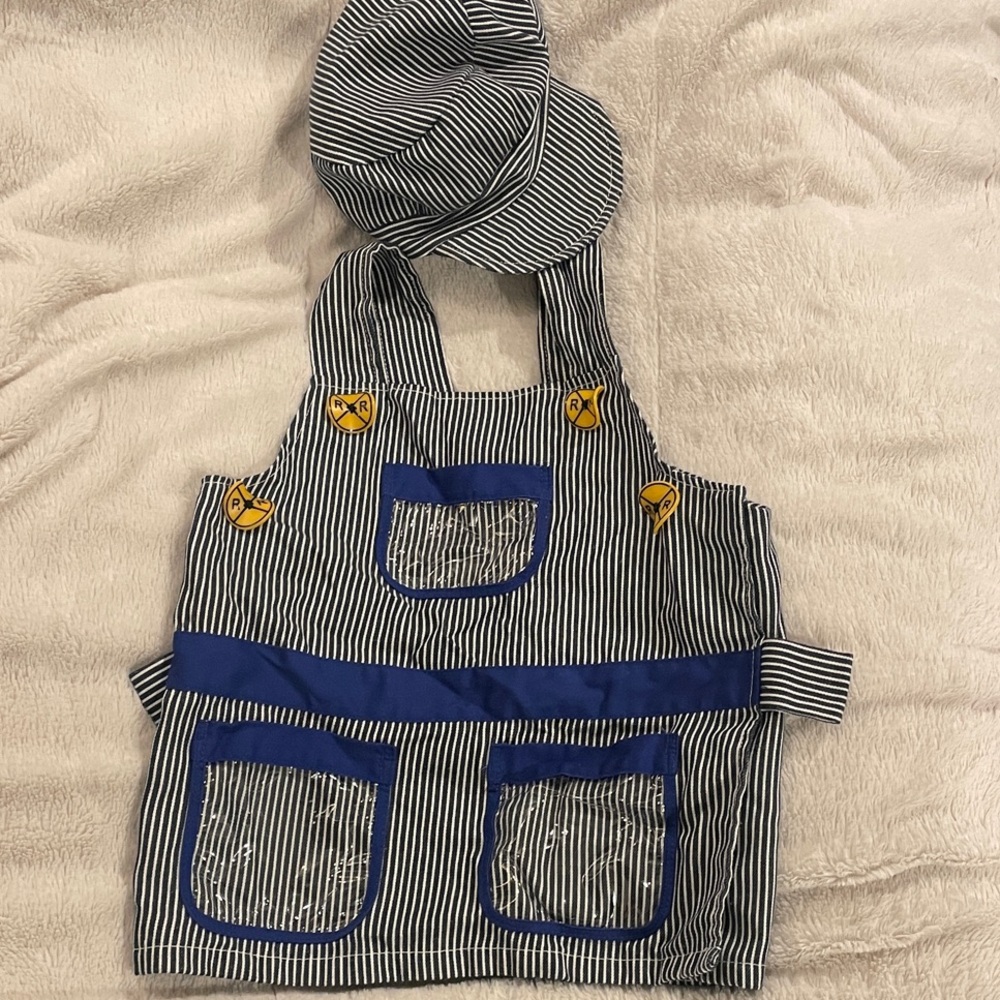 Melissa & Doug Train Conductor costume  with Hat